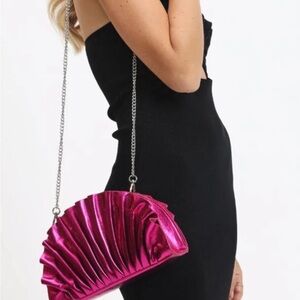 Viral Urban Expressions Shiny Pink Clutch